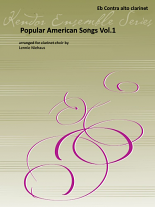 POPULAR AMERICAN SONGS Volume 1 Eb contra-alto