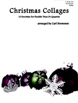 CHRISTMAS COLLAGES - C Bass Clef Edition (playing score)