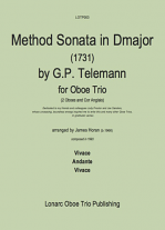 METHOD SONATA in D Major (1731)