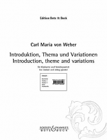 INTRODUCTION THEME & VARIATIONS