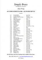 SIMPLY BRASS Piano Accompaniment (Eb edition)