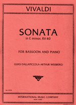 SONATA No.5 in E minor, RV40