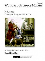 ANDANTE from Symphony No.40, K. 550 (score & parts)