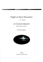 NIGHT ON A BARE MOUNTAIN (score & parts)
