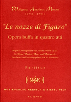 THE MARRIAGE OF FIGARO set of parts