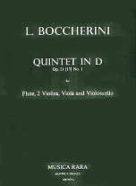 QUINTET in D Op.21(17) No.11 parts only