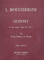 QUINTET IN Eb MAJOR Op.21/6 (set of parts)
