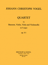 QUARTET IN F MAJOR Op.5/1 (score & parts)