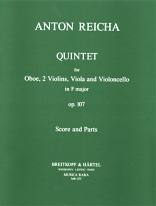 QUINTET in F major Op.107 (score & parts)