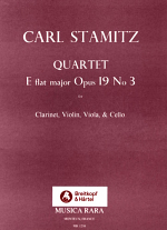 QUARTET in Eb major Op.19 No.3 (set of parts)