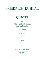 QUINTET in A Op.51/3 score