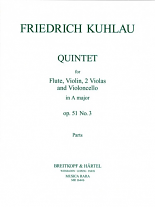 QUINTET in A Op.51/3 parts