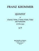 QUINTET in Bb major Op.95 (set of parts)