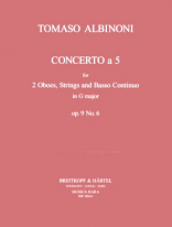 CONCERTO  A CINQUE Op.9 No.6 in G major