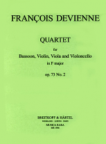 QUARTET Op.73 No.2 in F major (score & parts)