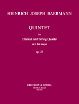 QUINTET No.3 in Eb major Op.23 (set of parts)