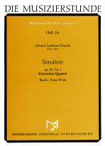 SONATINE Op.55 No.3 score & parts
