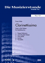 CLARINETTISSIMA score & parts