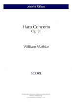 HARP CONCERTO Op.50 (score)