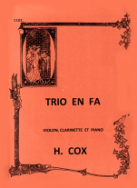 TRIO IN F score & parts