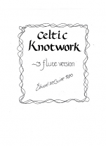 CELTIC KNOTWORK (A3 playing score)