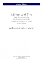 MINUET AND TRIO from Serenade for Winds K361