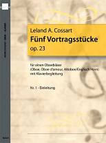 FUNF VORTRAGSTUCKE Op.23