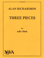 THREE PIECES for Solo Oboe