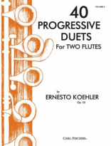 40 PROGRESSIVE DUETS Op.55 Volume 2: 15 Intermediate Duets