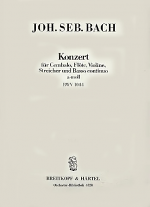 CONCERTO IN A MINOR BWV 1044 Viola