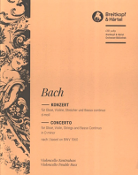 CONCERTO in D minor BWV1060 Cello/Bass