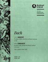 CONCERTO in D minor BWV1060 Solo Violin