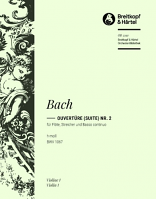 OVERTURE (Suite) in B minor BWV1067 1st violin part