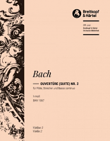 OVERTURE (Suite) in B minor BWV1067 2nd violin part