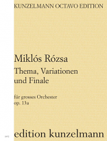 THEME, VARIATIONS AND FINALE Op.13a (full score)