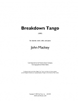BREAKDOWN TANGO (score & parts)