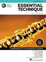 ESSENTIAL TECHNIQUE for Band -  Oboe Book 3 + Online Resources