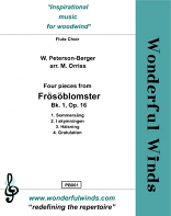 FOUR PIECES from Frosoblomster (score & parts)