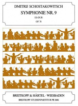 SYMPHONY No.9 IN Eb MAJOR Op.70 (study score)