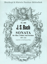 SONATA IN A MINOR BASED ON THE ARRANGEMENT FOR PIANO BWV 964 (full score)
