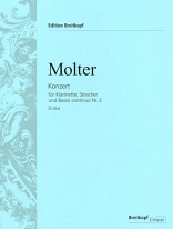 CLARINET CONCERTO No.2 IN D MAJOR (full score)