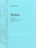 CLARINET CONCERTO No.4 IN D MAJOR (full score)