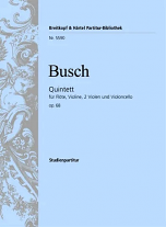 QUINTET IN C MAJOR Op.68 (study score)