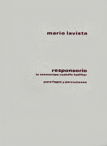 RESPONSORIO In Memoriam Rodolfo Halffter