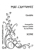 GAUDETE (score & parts)