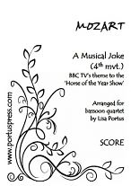 A MUSICAL JOKE 4th Movement (score & parts)
