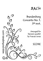 BRANDENBURG CONCERTO No.1 - 3rd Movement (score & parts)