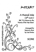 A MUSICAL JOKE 4th Movement (score & parts)
