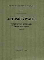 CONCERTO in D minor FVII No.1 score
