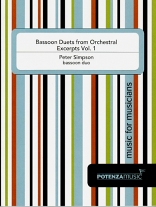 BASSOON DUETS FROM ORCHESTRAL EXCERPTS Volume 1